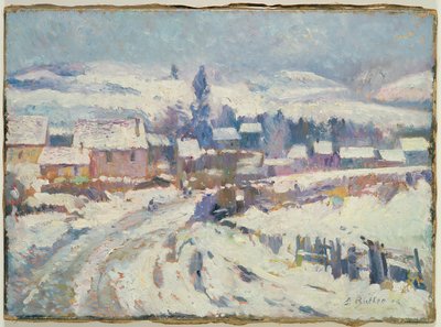 Village sous la neige, 1906 - Theodore Earl Butler